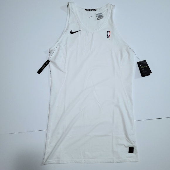 nba nike men's tall nike pro compression fit tank top